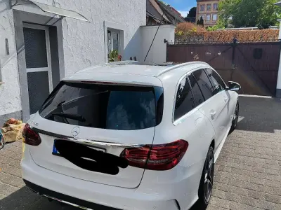 Gebraucht Mercedes C200 AMG line 184 PS (135 kW) 2020 Weiß Kombi