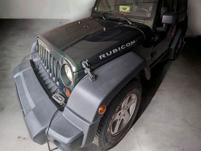 gebraucht Jeep Wrangler Rubicon JK 2.8L Grün Kurz Diesel Dual-Top TÜV neu