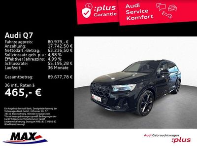 Gebraucht Audi Q7 S-Line 286 PS (210 kW) 2025 Schwarz SUV