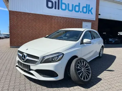 Second-hand Mercedes A200 AMG line 136 CP (100 kW) 2018 Alb Berlinǎ