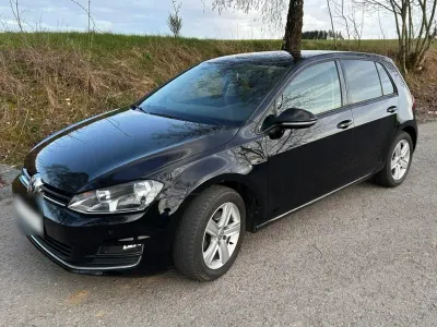 Brugt VW Golf VII LOUNGE 110 HK (80 kW) 2015 Sort Sedan