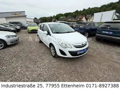 Gebraucht Opel Corsa Edition 69 PS (50 kW) 2012 Weiß Kleinwagen