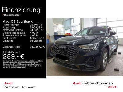 Gebraucht Audi Q3 150 PS (110 kW) 2023 Mythosschwarz metallic SUV