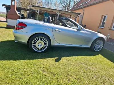 Brugt Mercedes SLK200 184 HK (135 kW) 2010 Sølv Cabriolet