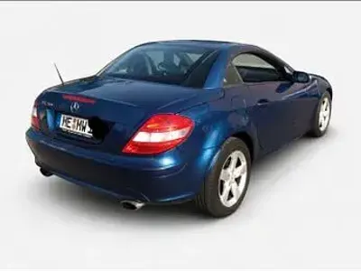 Gebraucht Mercedes SLK200 163 PS (119 kW) 2006 Blau Cabrio