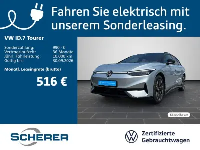 Gebraucht VW ID.7 Pro 210 kW (286 PS) 2025 Scale silver metallic schwarz (metallic) Kombi