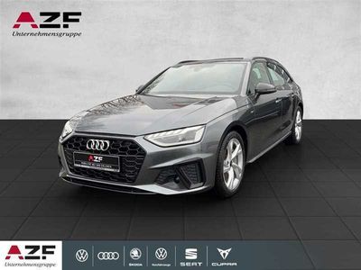 gebraucht Audi A4 Avant S line 40 TFSI 150kW S tronic MMI el.HK AP Tour OP Schwarz