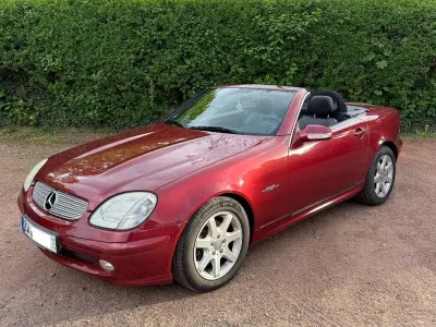 Brugt Mercedes SLK200 Edition 163 HK (119 kW) 2003 Rød Cabriolet