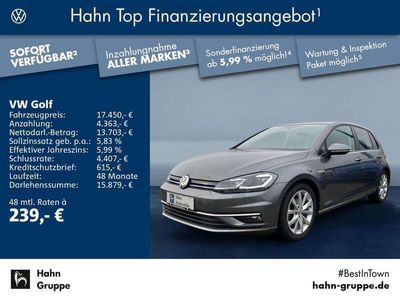 gebraucht VW Golf VII 1.5TSI Highl Navi ACC Climatr PDC Sitzh