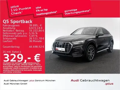 Gebraucht Audi Q5 Sportback Sport 204 PS (150 kW) 2023 Brillantschwarz SUV