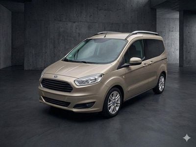 Begagnad Ford Tourneo Courier Titanium 101 HK (74 kW) 2015 Guld Minibuss