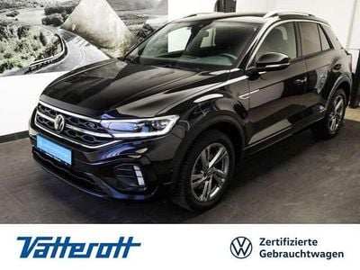 Gebraucht VW T-Roc R-line 150 PS (110 kW) 2023 Deep black perleffekt (metallic) SUV