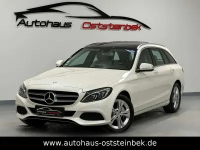 Usata Mercedes C250 204 CV (150 kW) 2015 Bianco Station wagon