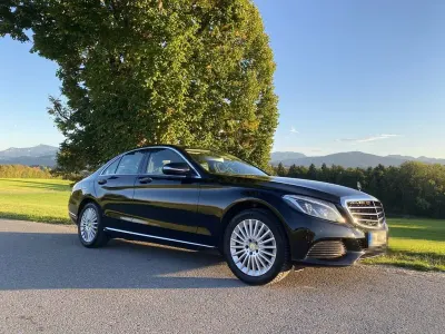 Brugt Mercedes C180 Exclusive 156 HK (114 kW) 2014 Sort Sedan
