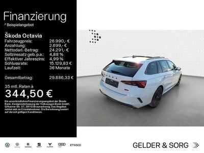 Gebraucht Skoda Octavia RS 200 PS (147 kW) 2022 Candyweiss Kombi