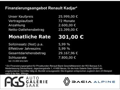 gebraucht Renault Kadjar Techno 1.3 TCe 160 EU6d Navi Apple CarPlay Android Automatik................
