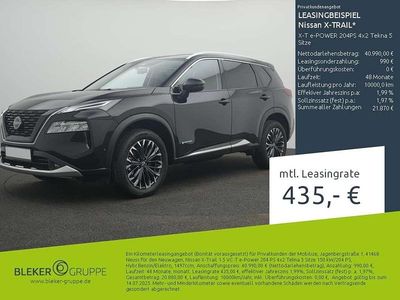 Neu Nissan X-Trail Tekna 204 PS (150 kW) 2025 Black pearl (m) blac SUV