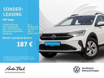 Gebraucht VW Taigo Life 95 PS (69 kW) 2024 Weiß (pure white) SUV