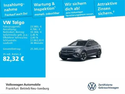 Gebraucht VW Taigo R-line 116 PS (85 kW) 2025 Grau SUV