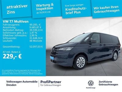 Gebraucht VW Multivan Life 150 PS (110 kW) 2024 Starlight blue metallic Van