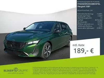Gebraucht Peugeot 308 Allure 131 PS (96 kW) 2024 Grün Limousine