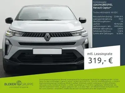 Używany Renault Captur Techno 158 KM (116 kW) 2025 Czarny SUV