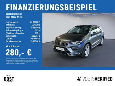 Gebraucht Seat Ateca FR 150 PS (110 kW) 2021 Grau SUV