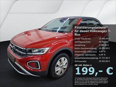 Usata VW T-Roc Cabriolet Goal 150 CV (110 kW) 2025 Rosso Cabrio