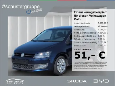 Gebraucht VW Polo Comfortline 90 PS (66 kW) 2012 Shadow blue metallic Kleinwagen