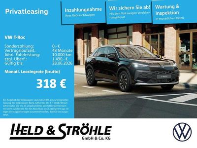 Nouă VW T-Roc Style 150 CP (110 kW) 2026 Negru SUV