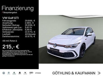 Pure white Gebraucht 2023 VW Golf VIII GTI Limousine | 29.888 € (Guter Preis)