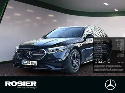 Gebraucht Mercedes E220 AMG line 197 PS (144 kW) 2025 Schwarz / obsidianschwarz Kombi