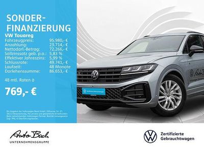 Gebraucht VW Touareg R-line 286 PS (210 kW) 2024 Silber (oyster silver metallic) SUV