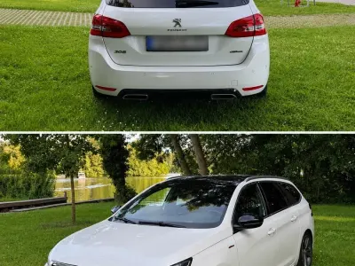 Gebraucht Peugeot 308 SW GT-line 130 PS (95 kW) 2018 Weiß Kombi