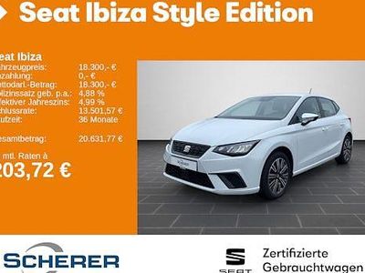 Second-hand Seat Ibiza Style 116 CP (85 kW) 2024 Alb Hatchback