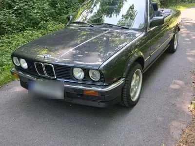 Gebraucht BMW 320 Cabriolet 129 PS (94 kW) 1990 Schwarz Cabrio