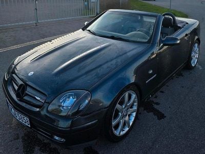 Second-hand Mercedes SLK230 197 CP (144 kW) 1998 Albastru Cabrio