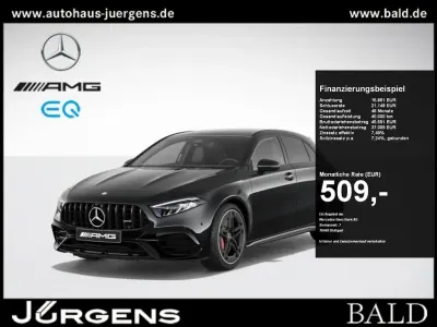 Gebraucht Mercedes A45 AMG AMG 421 PS (309 kW) 2024 Metalliclack kosmosschwarz Limousine