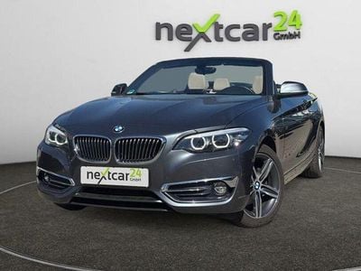 Usata BMW 220 Luxury Line 190 CV (139 kW) 2018 Grigio Cabrio