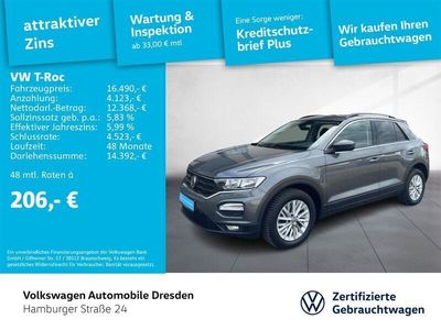 Gebraucht VW T-Roc 116 PS (85 kW) 2018 Grau SUV