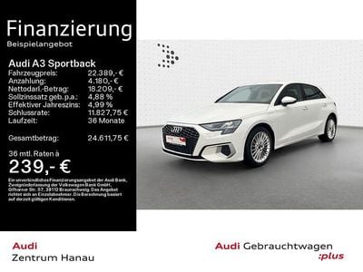 Ibisweiß Gebraucht 2022 Audi A3 Advanced Plus Limousine | 22.389 € (Guter Preis)