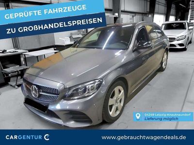 gebraucht Mercedes C220 d T AMG Line 4Matic SpoSi AHK Wide Pano