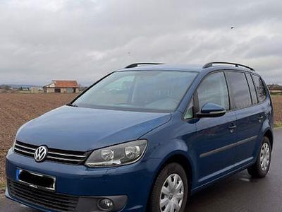 Gebraucht VW Touran Trendline 105 PS (77 kW) 2012 Blau Van / Kleinbus