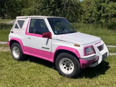 Gebraucht Suzuki Vitara 80 PS (58 kW) 1996 Weiß Cabrio
