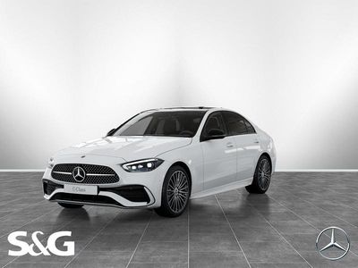 Unilack polarweiß Gebraucht 2025 Mercedes C220 AMG Limousine | 55.990 €