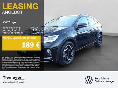 Brugt VW Taigo R-line 150 HK (110 kW) 2025 Sort SUV