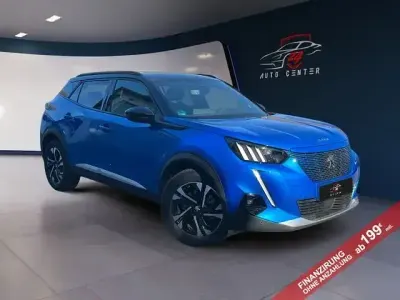 Gebraucht Peugeot e-2008 GT 100 kW (136 PS) 2021 Blau SUV