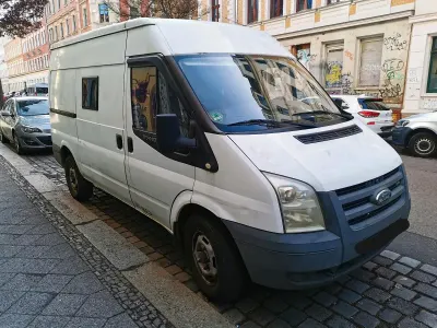 Gebraucht Ford Transit 101 PS (74 kW) 2008 Weiß Van / Kleinbus