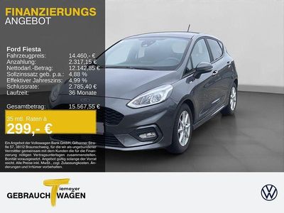 Gebraucht Ford Fiesta ST-Line 140 PS (102 kW) 2018 Grau Kleinwagen