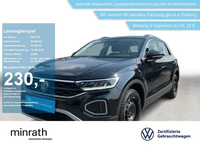 Usata VW T-Roc Life 110 CV (80 kW) 2023 Nero SUV